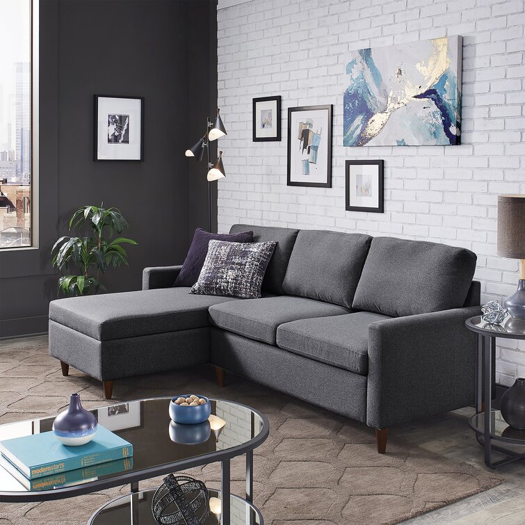 Wayfair couch on sale with chaise